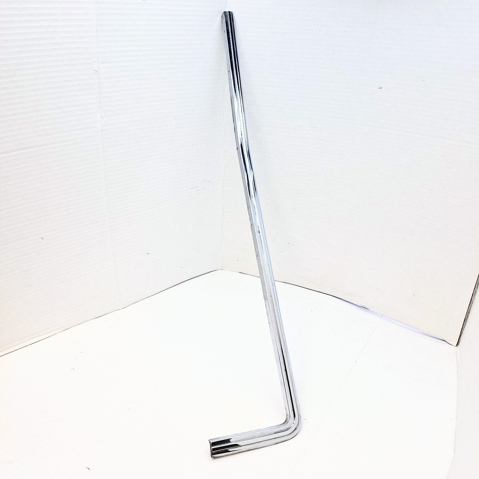 1969 Oldsmobile Cutlass 442 Front Edge Hood Lip Trim Molding Chrome  RH Original