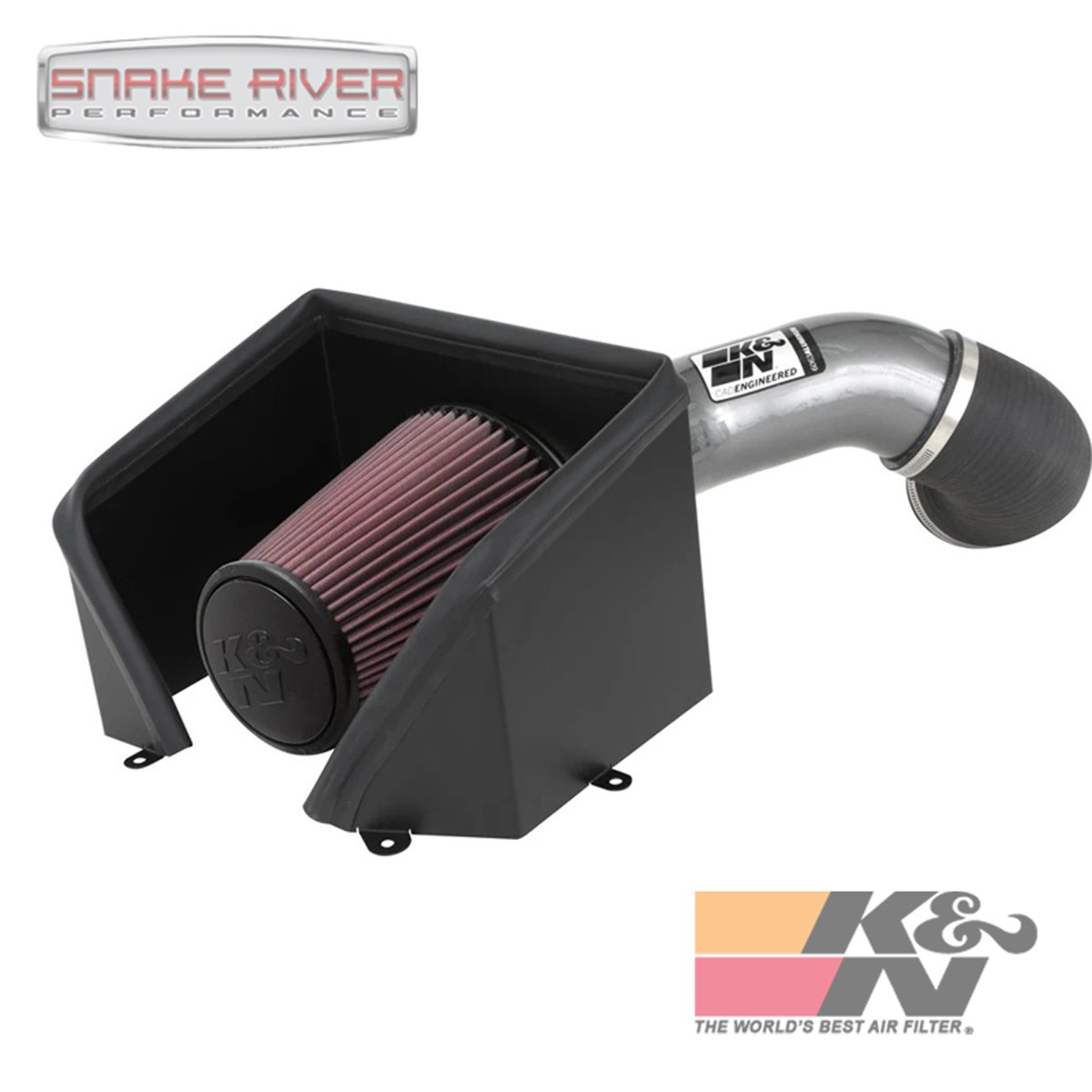 K&N 77-3103KC Air Intake For 20-26 Chevy Silverado GMC Sierra 2500 3500 6.6L Gas