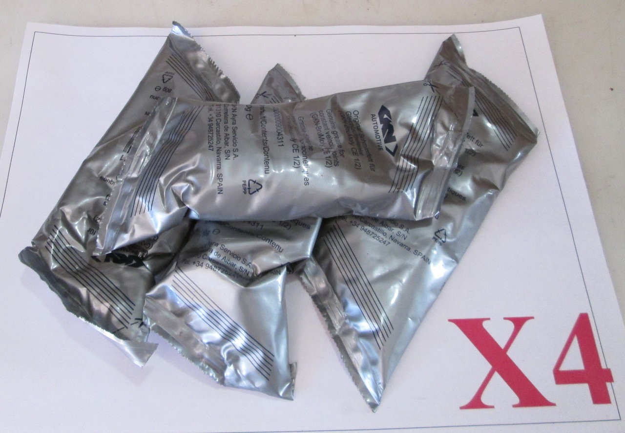 OEM GKN-Lobro-CV Joint Moly Grease 4 pouches 80g Automotive, ATV, Industrial