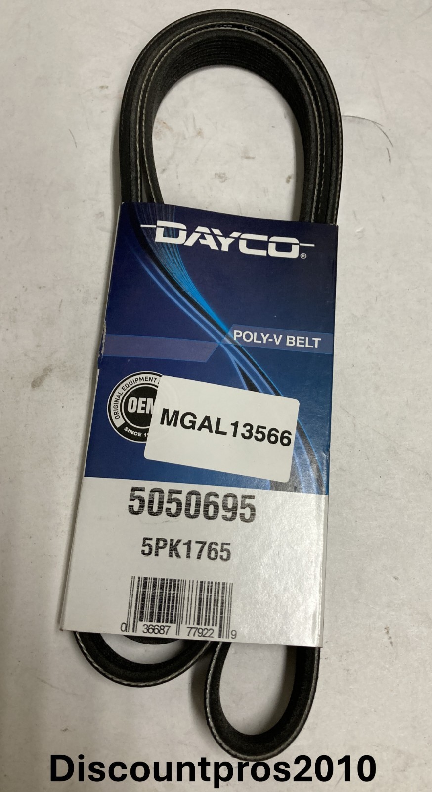Dayco 5050695 Serpentine Belt Mercedes Buick Chevrolet 2006-2019