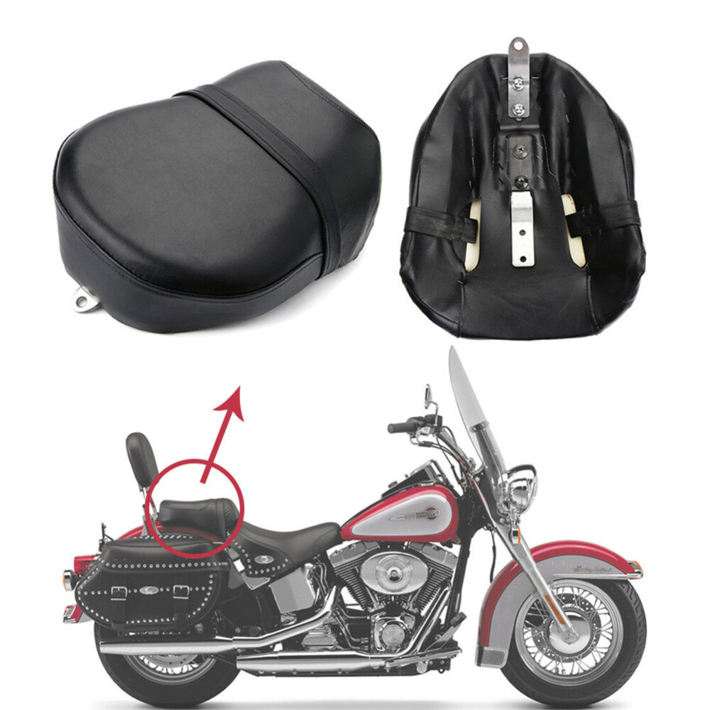 Rear Pillion Passenger Pad Seat Fit For 07-15 Harley Sportster 883 883C/N XL1200