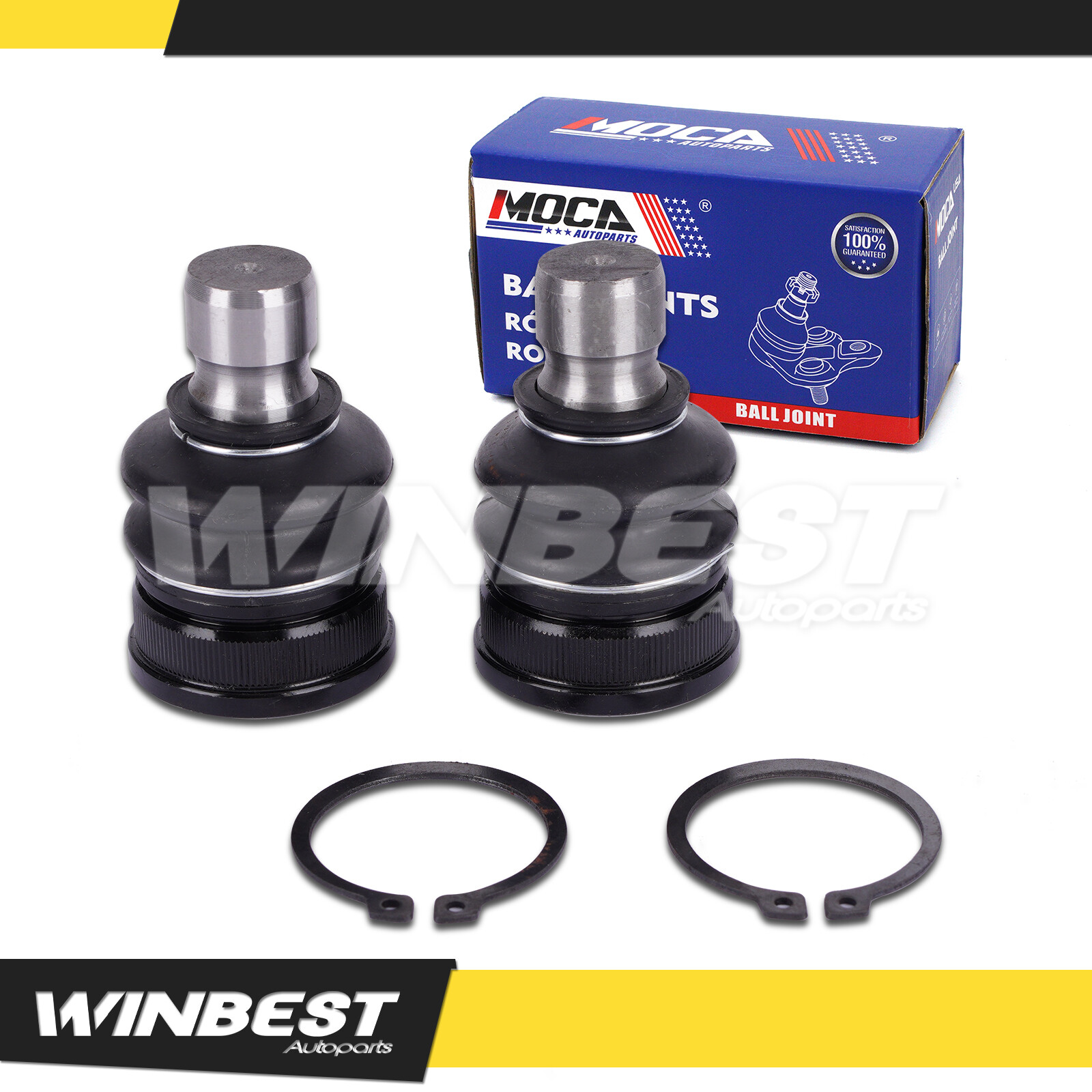 2x Front Lower Ball Joints for 07-15 Lincoln MKX 07-14 Mazda CX-9 Ford Edge
