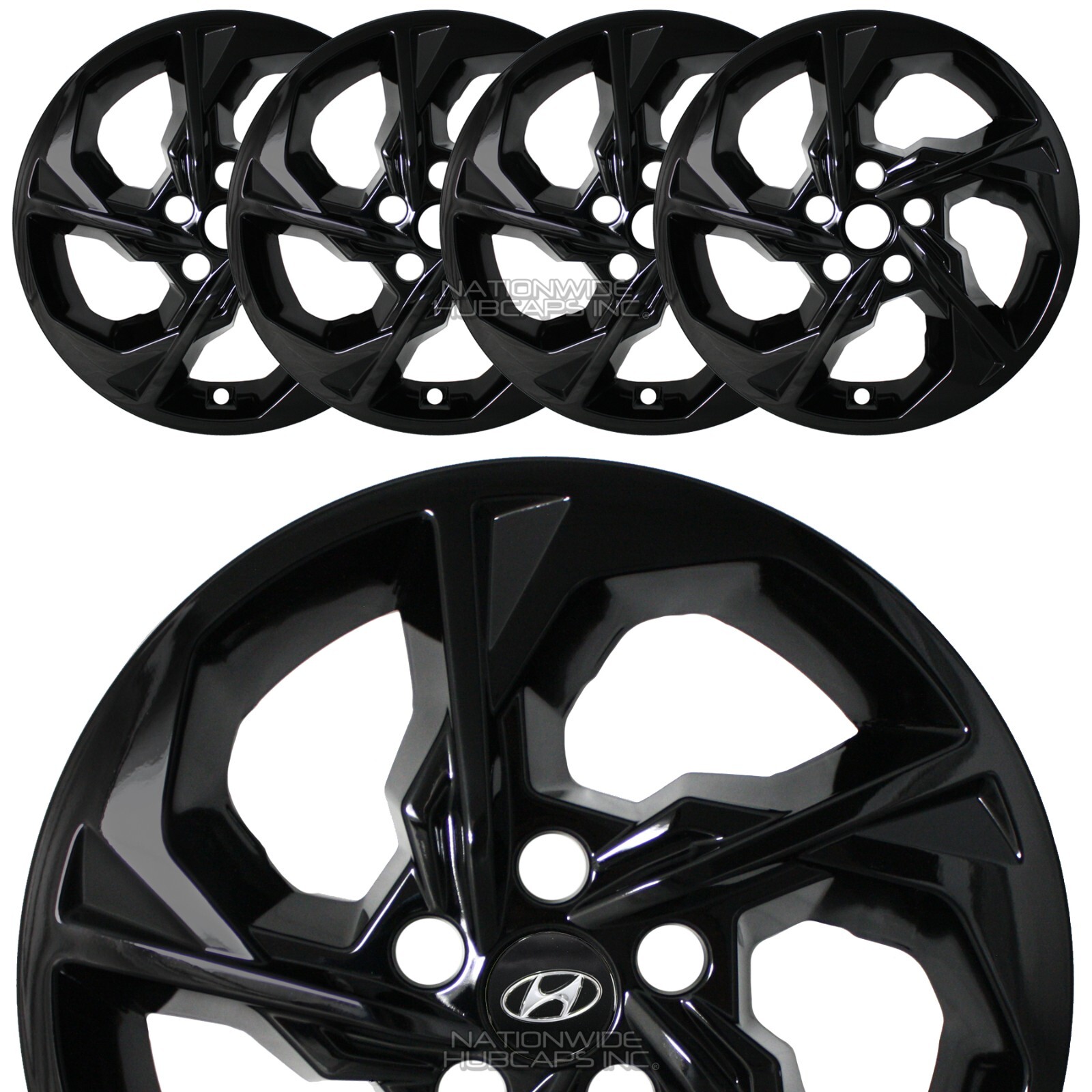 4 fits Hyundai Tucson SE SEL 2022-2024 Black 17