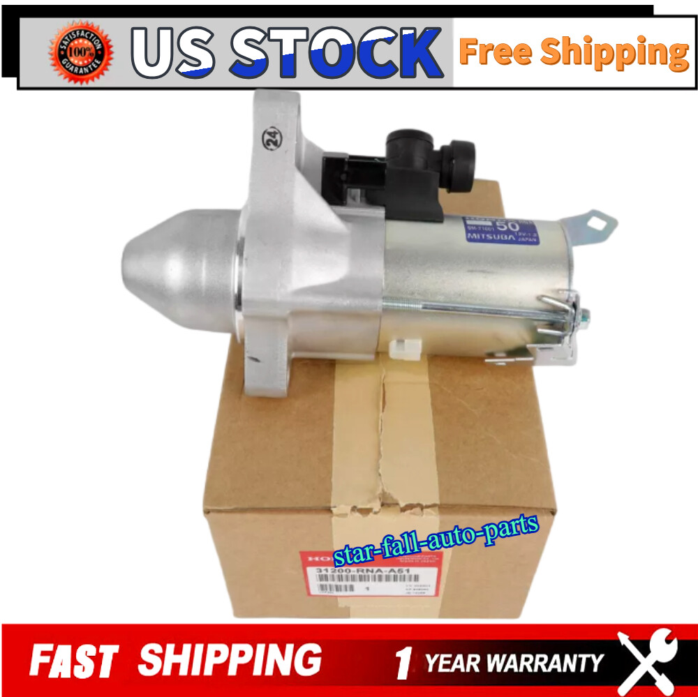 OEM Starter Motor Automatic Transmission 31200-RNA-A51 For 06-11 Honda Civic 1.8 OEM Starter Motor Automatic Transmission 31200-RNA-A51 For 06-11 Honda Civic 1.8