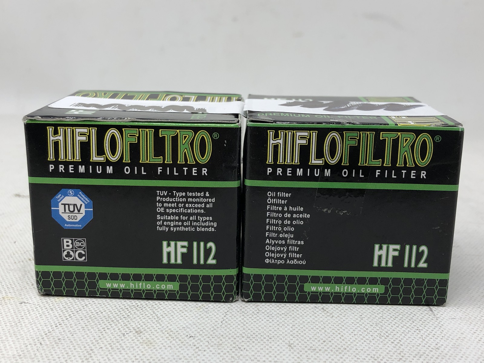 HIFLOFILTRO Premium Oil Filter HF 112 Lot of 2 HIFLOFILTRO Premium Oil Filter HF 112 Lot of 2