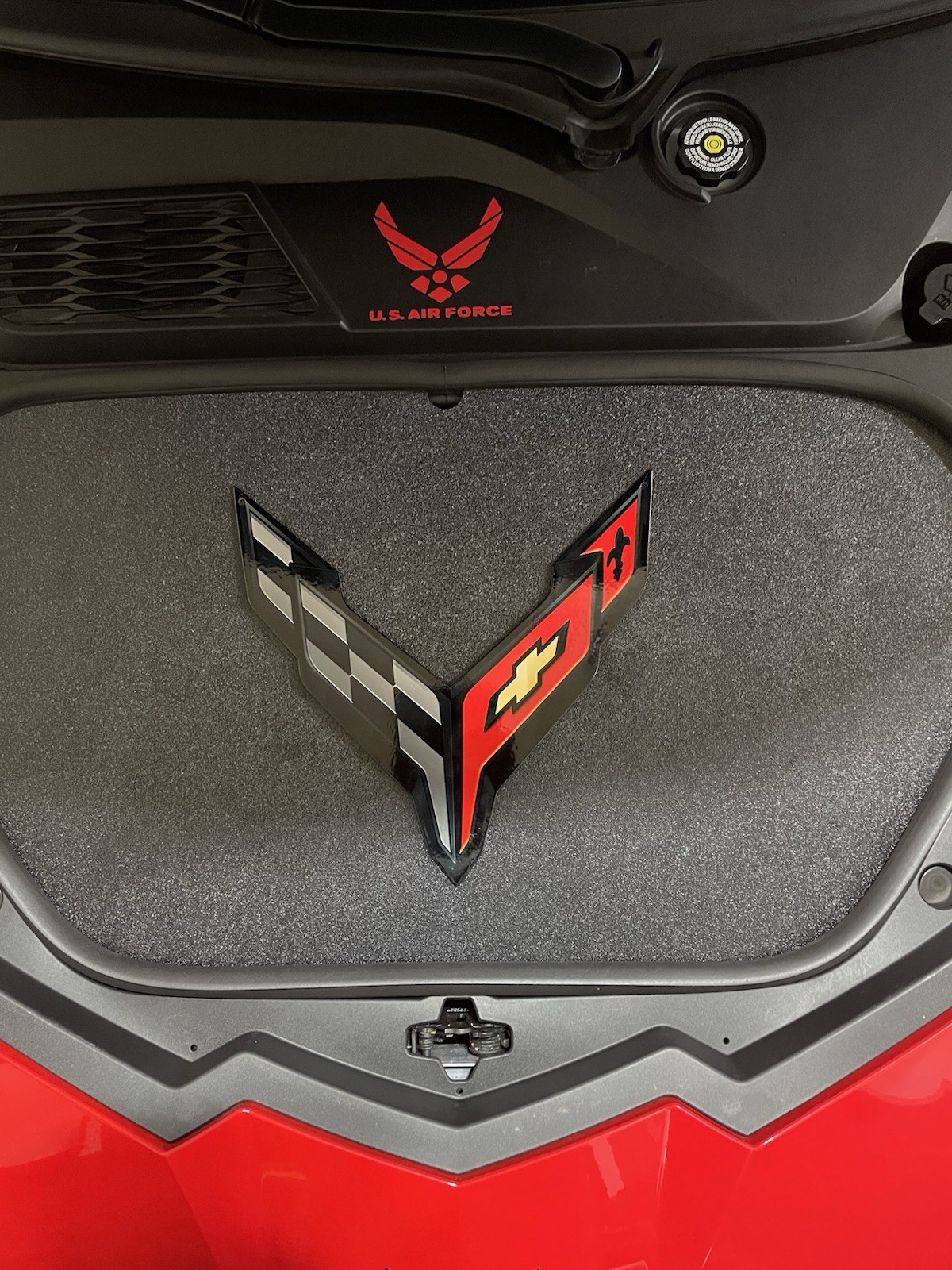 C8 Corvette Black Frunk Storage Cover Fits 2020 -2026 C8 corvette. C8 Corvette Black Frunk Storage Cover Fits 2020 -2026 C8 corvette.