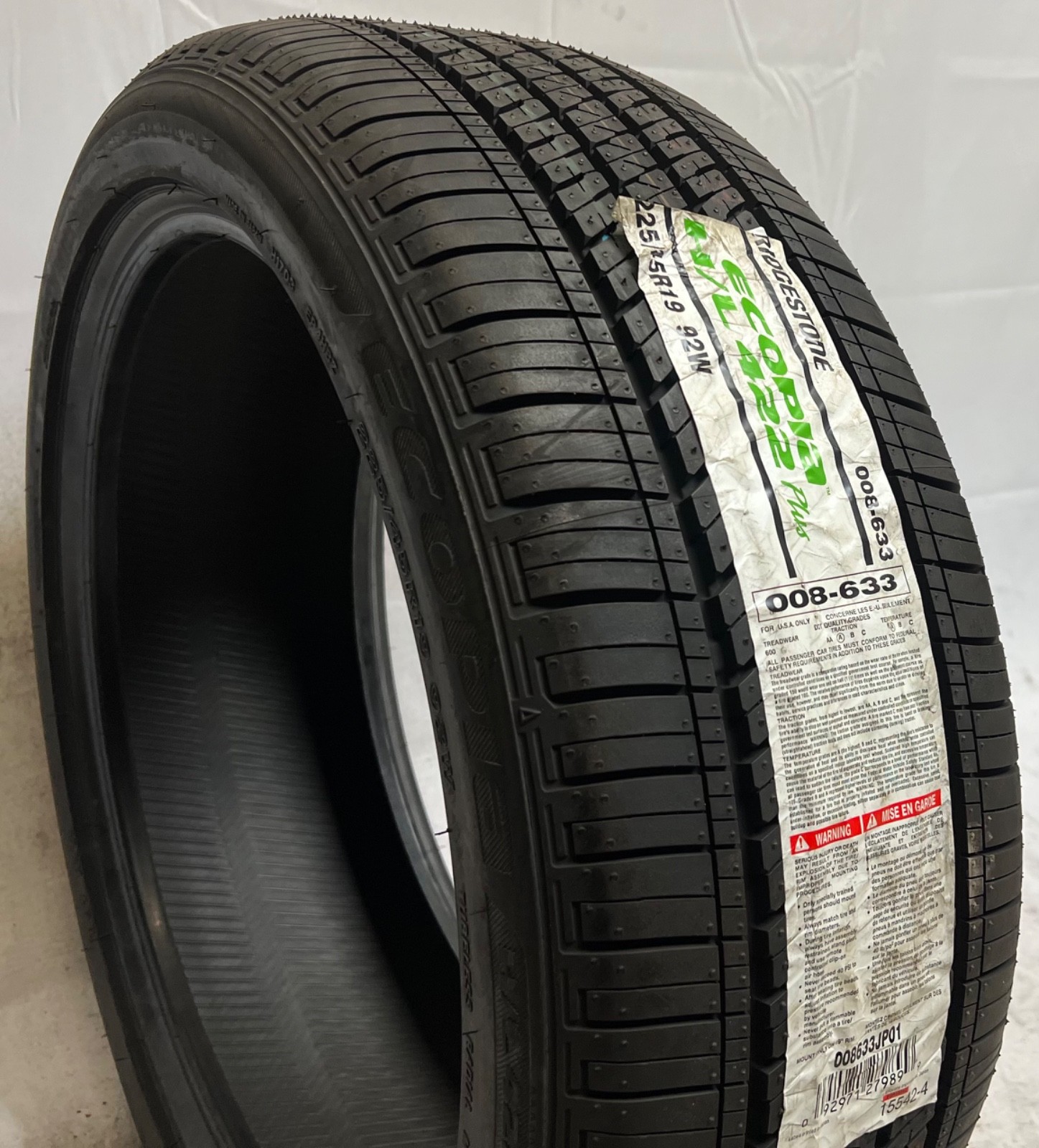 1 - NEW 225/45R19 (92W) Bridgestone Ecopia H/L 422 Plus - 11045 1 - NEW 225/45R19 (92W) Bridgestone Ecopia H/L 422 Plus - 11045