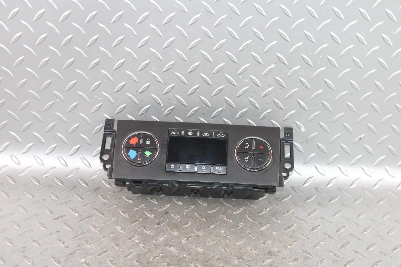 ⚠️WORN⚠️ 07-09 Silverado Dash Auto Dual Zone Climate Control Heat A/C HVAC WTY