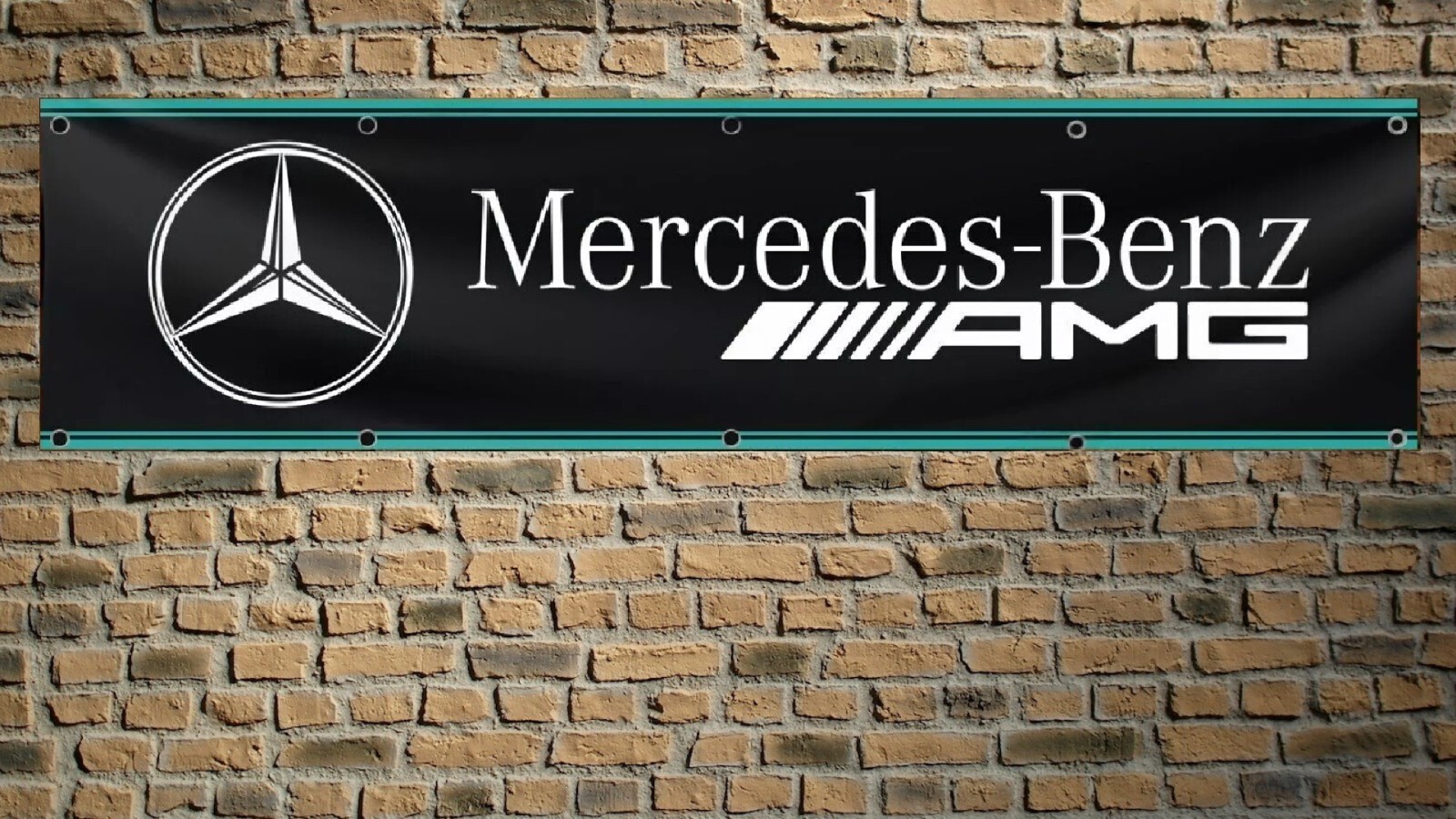 Mercedes-Benz AMG 2x8 FT Banner Car Racing Flag for Workshop Man Cave Wall Mercedes-Benz AMG 2x8 FT Banner Car Racing Flag for Workshop Man Cave Wall