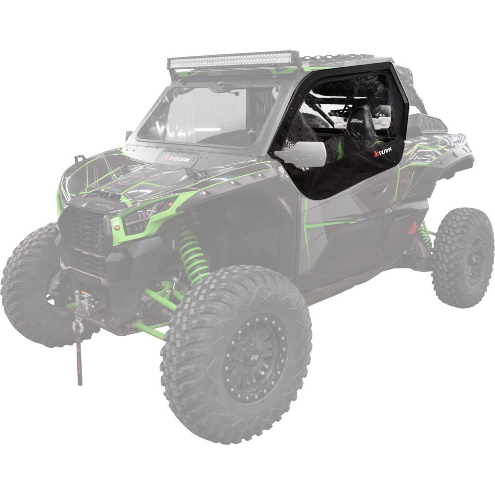 Tusk Zipperless Upper Door Kit Compatible with Kawasaki Teryx KRX 1000 2020-2025