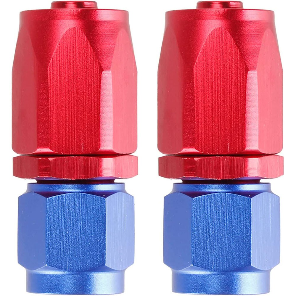 2/4/8pcs 6AN/8AN/10AN Straight Swivel Hose End Fitting Adaptor For CPE Hose