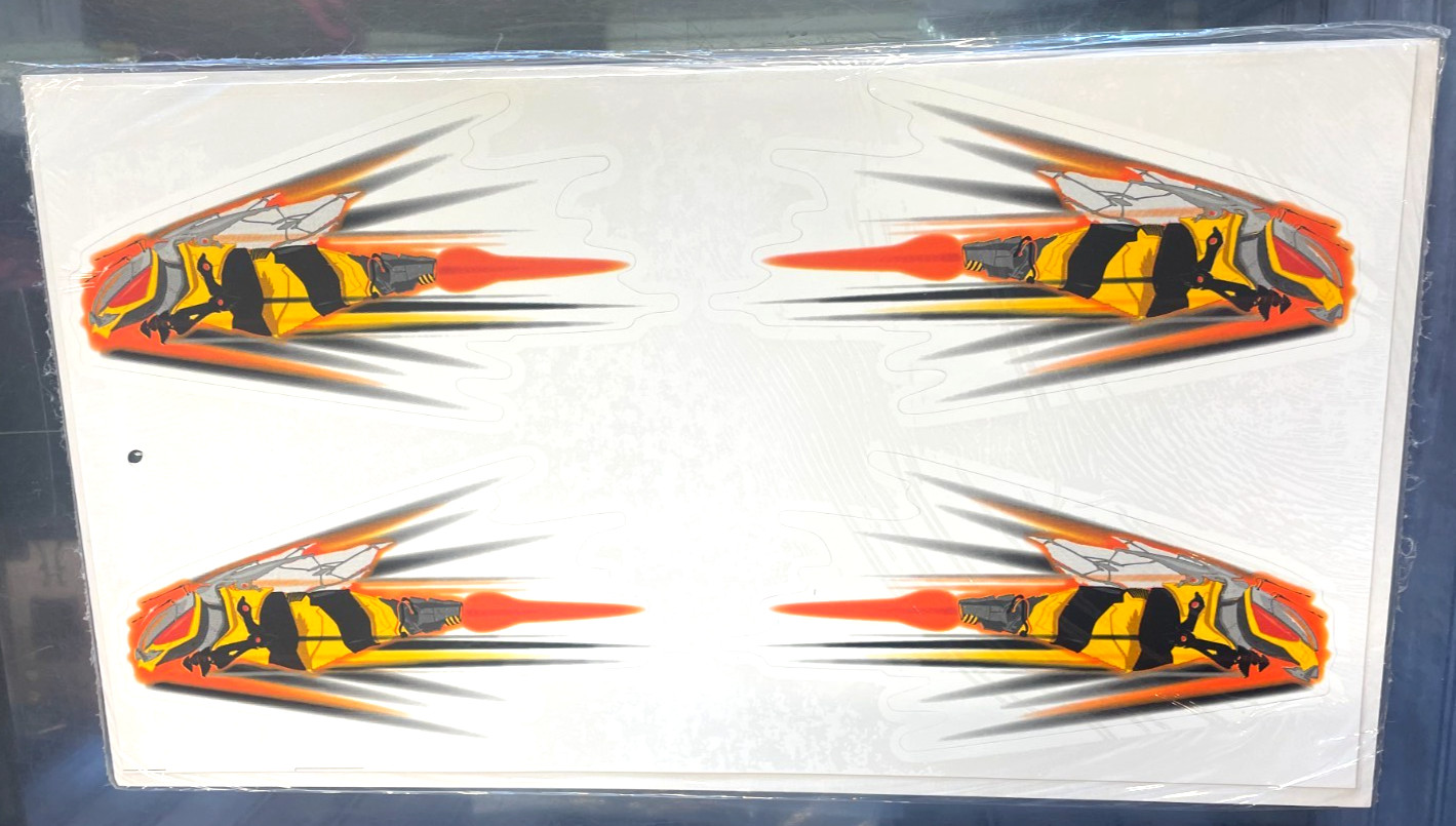 New BRP OEM Ski Doo Rocket Bee Decal Set of 4 Stickers 415129264 New BRP OEM Ski Doo Rocket Bee Decal Set of 4 Stickers 415129264