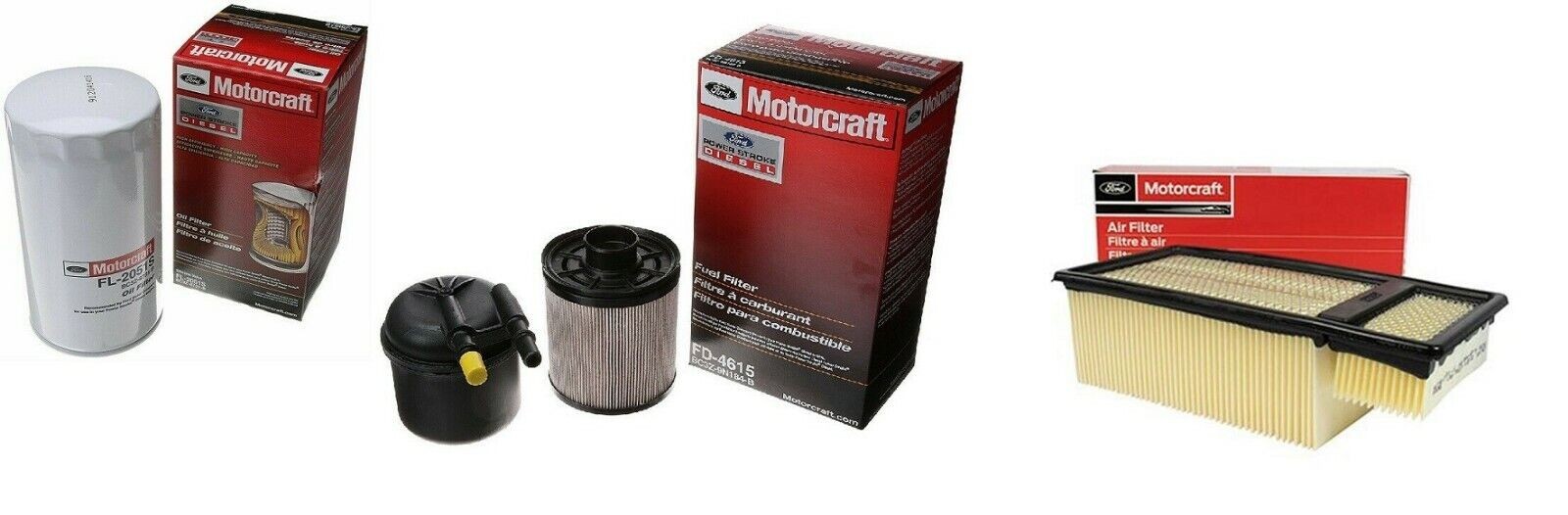 NEW 11-16 6.7L Powerstroke Diesel Truck Genuine Motorcraft Oil Air Fuel Filter NEW 11-16 6.7L Powerstroke Diesel Truck Genuine Motorcraft Oil Air Fuel Filter