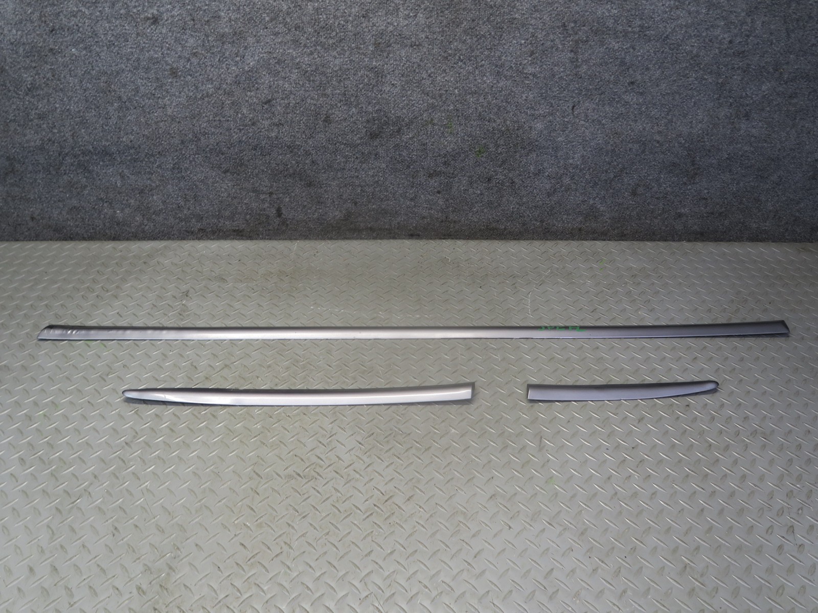 83-95 PORSCHE 928 S FRONT LEFT FENDER DOOR QUARTER BODY MOLDING PANEL SET OF 3