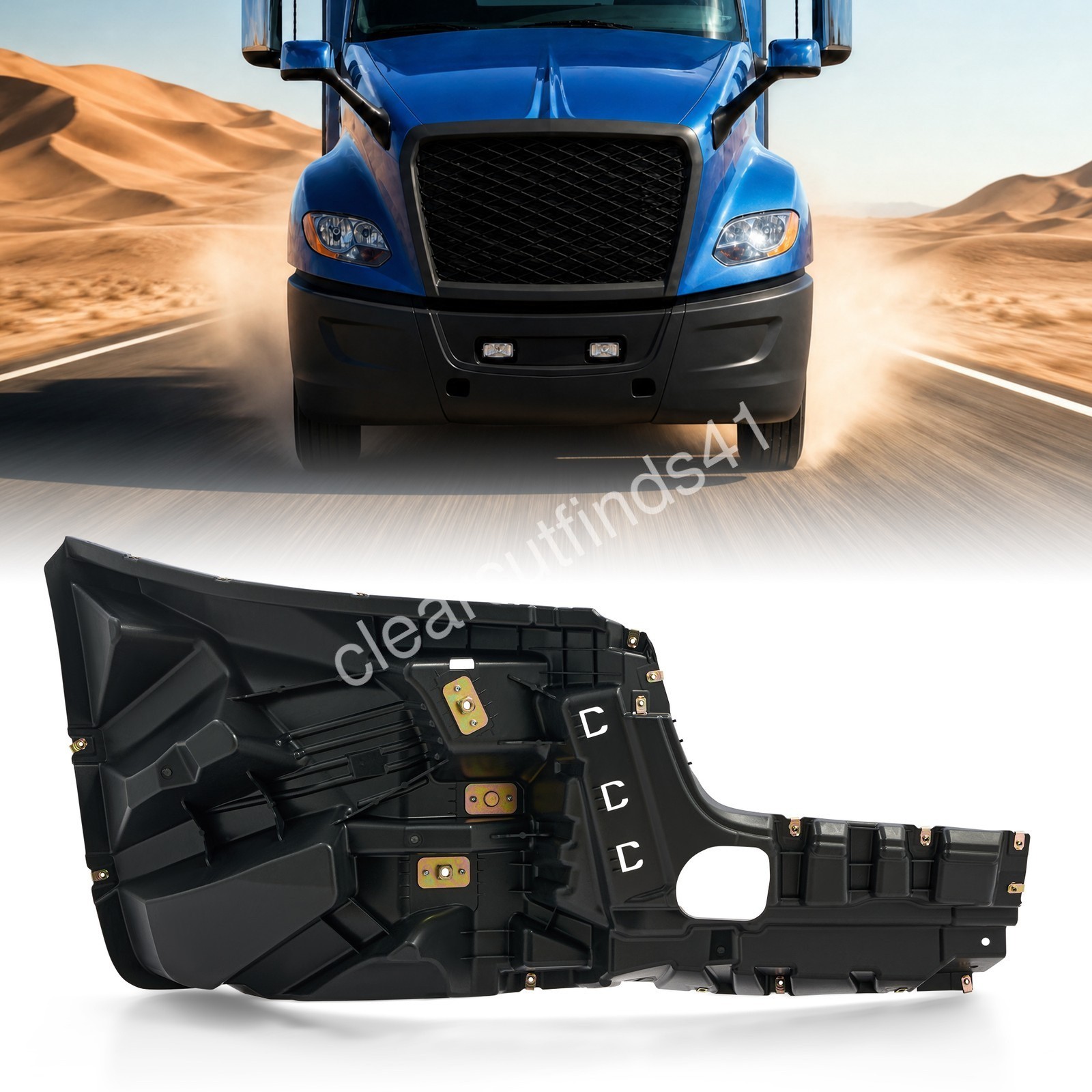 For 2018+ International LT625 Bumper Corner Cover Inner Passenger OR Driver Side