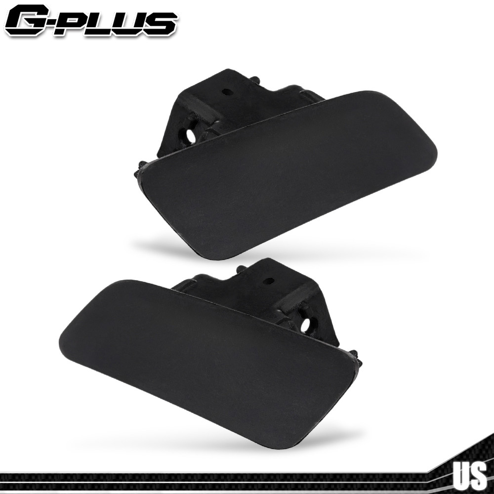 Pair Headlight Washer Nozzle Cap Cover Fit For Porsche Panamera 2014-2016