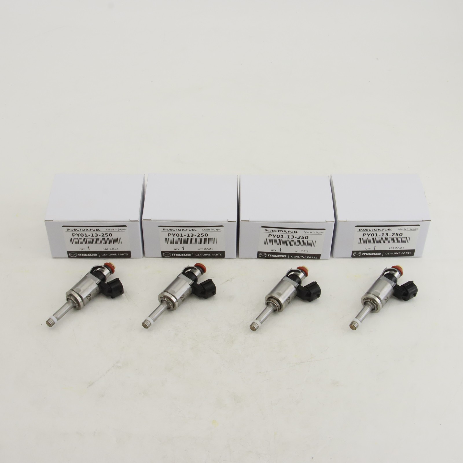 4PCS Engine Fuel Injector Kit for Mazda CX-5 2.5L PY01-13-250