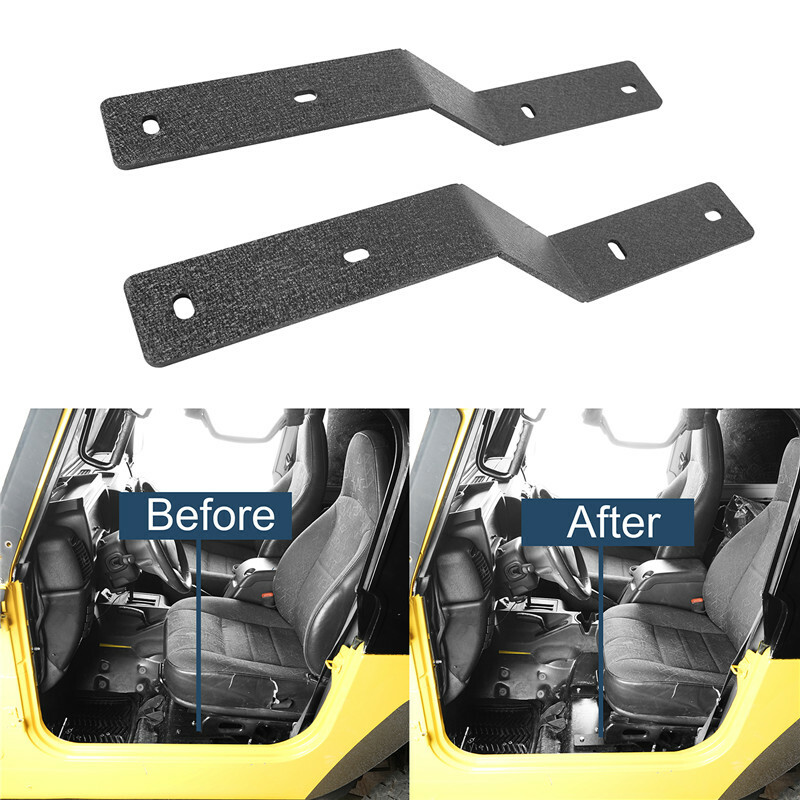 High Quality Steel Driver Side Bracket Seat Adapter for 97-06 Jeep Wrangler TJ High Quality Steel Driver Side Bracket Seat Adapter for 97-06 Jeep Wrangler TJ