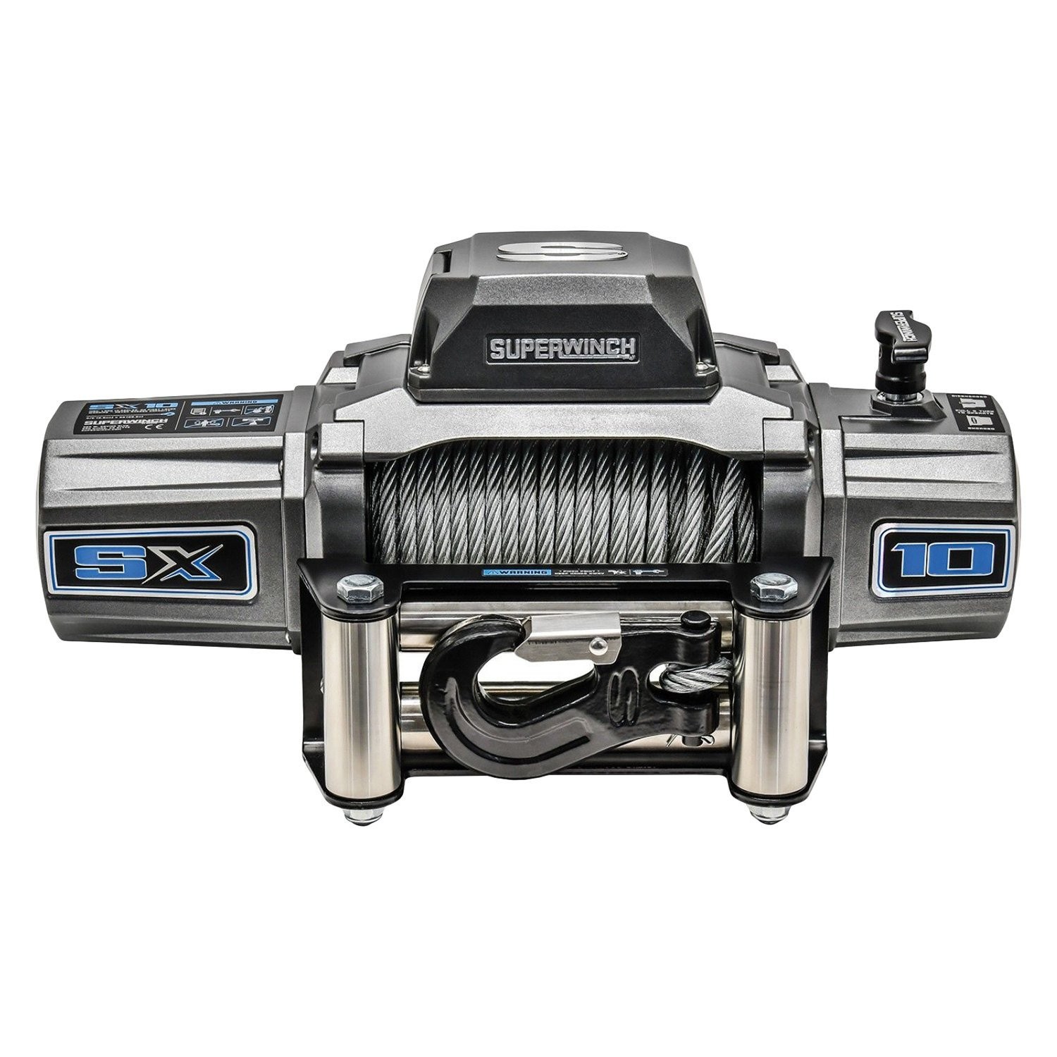 Superwinch 1710200 10,000 lbs SX Series Electric Winch w Steel Cable