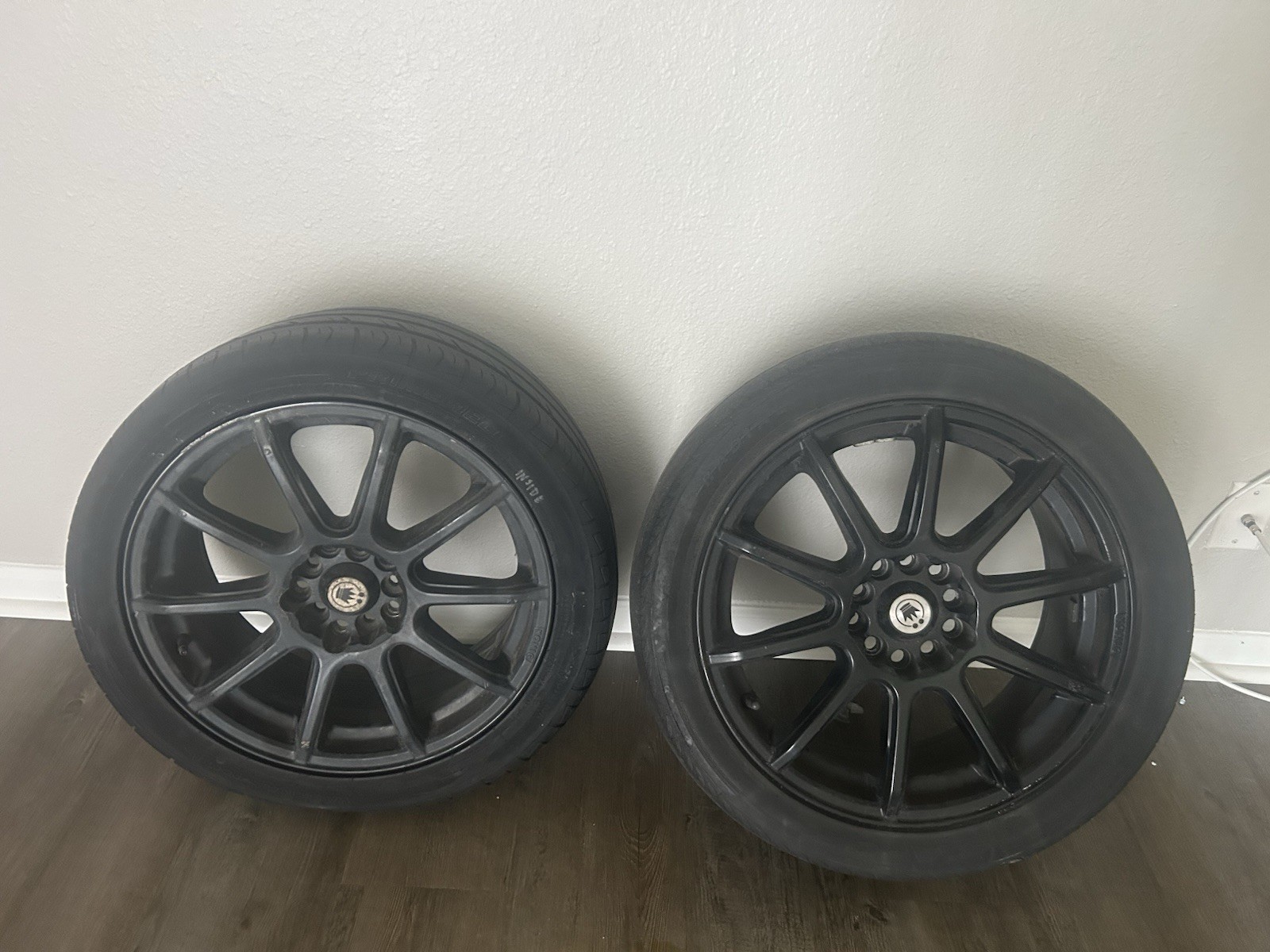 Konig Crown Black Rims Set of 2 Konig Crown Black Rims Set of 2