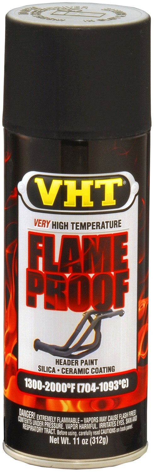 VHT Paint Flat Black Aerosol Spray Can 11 Ounce SP102