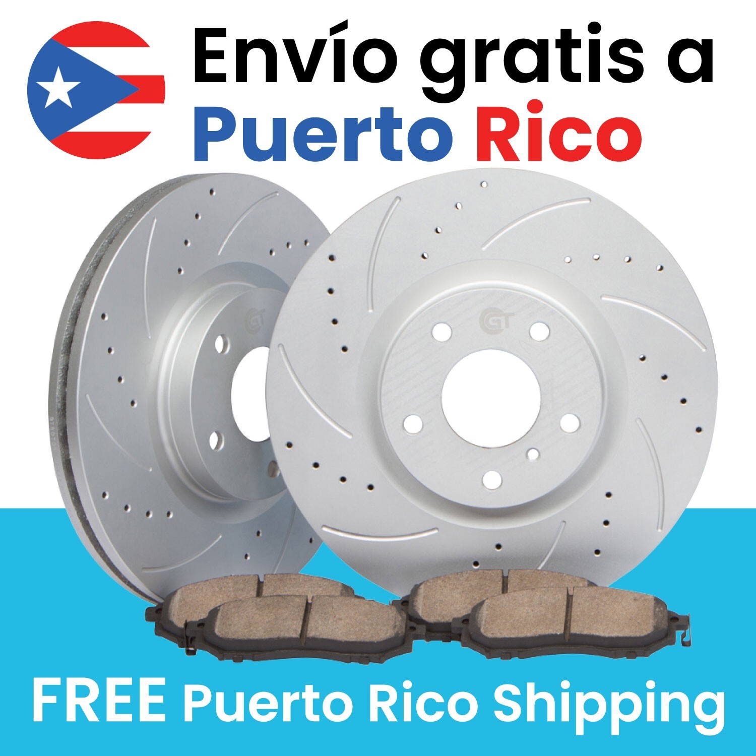 [Delanteros] Discos de Freno y Pastillas para Honda Accord EX 2013 - 2023