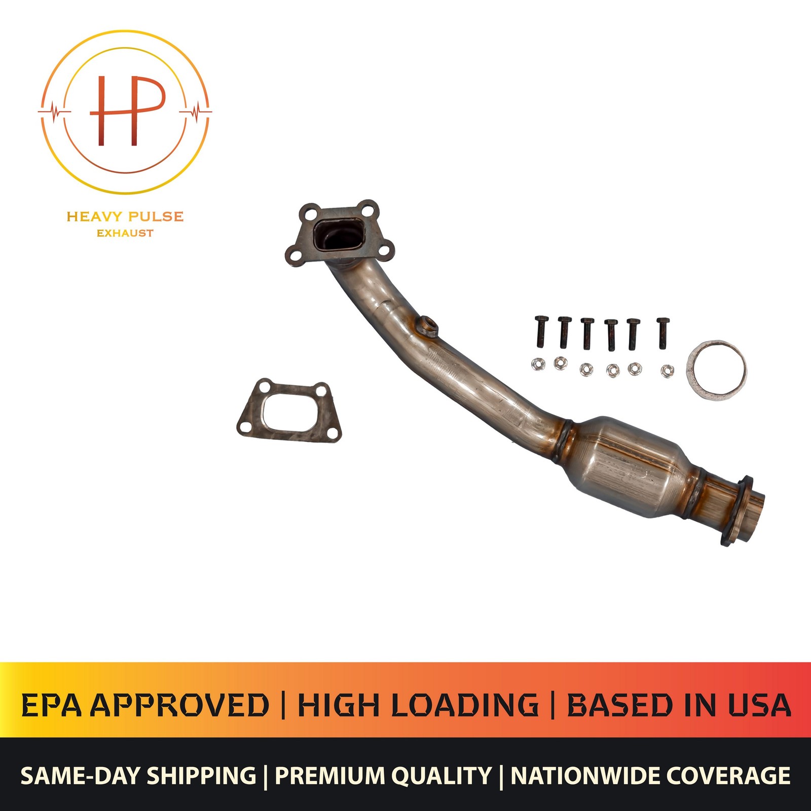 Right Catalytic Converter with Integrated Exhaust Manifold for 2010-2011 Cadilla