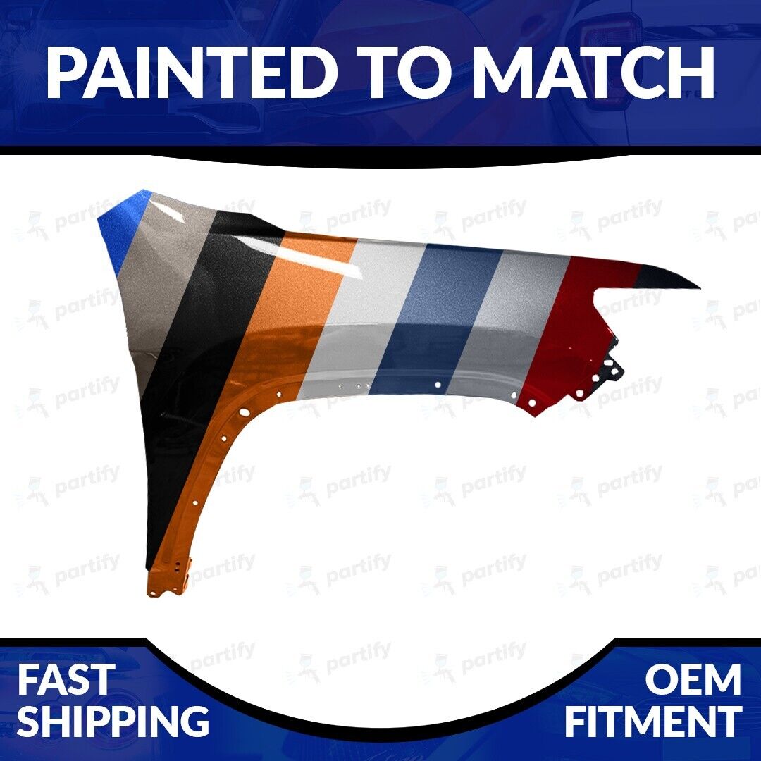 NEW Painted To Match 2019-2022 Jeep Cherokee Passenger Side Fender