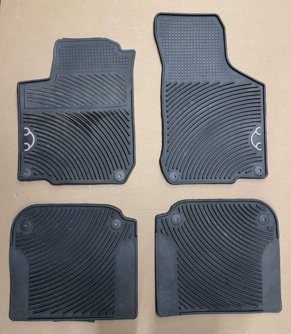 2006-2010 VW Beetle Monster Floor Mat Set Genuine OEM Rubber Mats Black