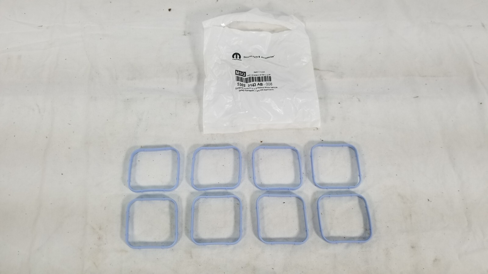 NEW Genuine 2009-2024 Mopar 5.7L Intake Manifold Seal Gasket Set of 8 53022143AB