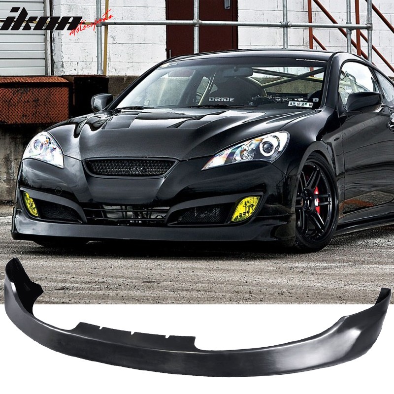 Fits 10-12 Hyundai Genesis Coupe 2DR MS Style Front Bumper Lip Chin Spoiler PU