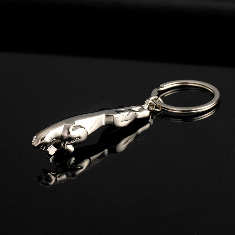 Metal Keychain for Jaguar Car Key Ring Animal Shape Key Fob Auto Pendant Gifts Metal Keychain for Jaguar Car Key Ring Animal Shape Key Fob Auto Pendant Gifts