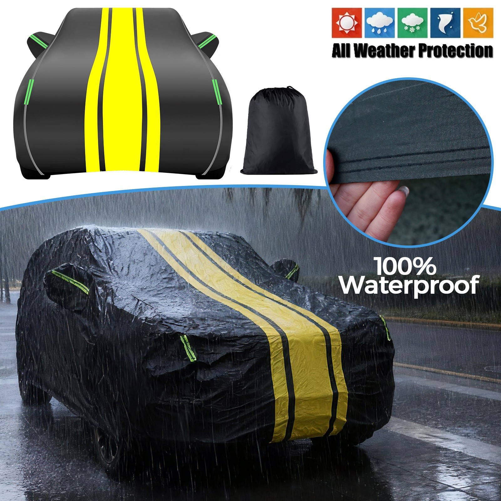 For Mitsubishi Outlander 2012-ON FULL CAR COVER Outdoor Waterproof All-Weather