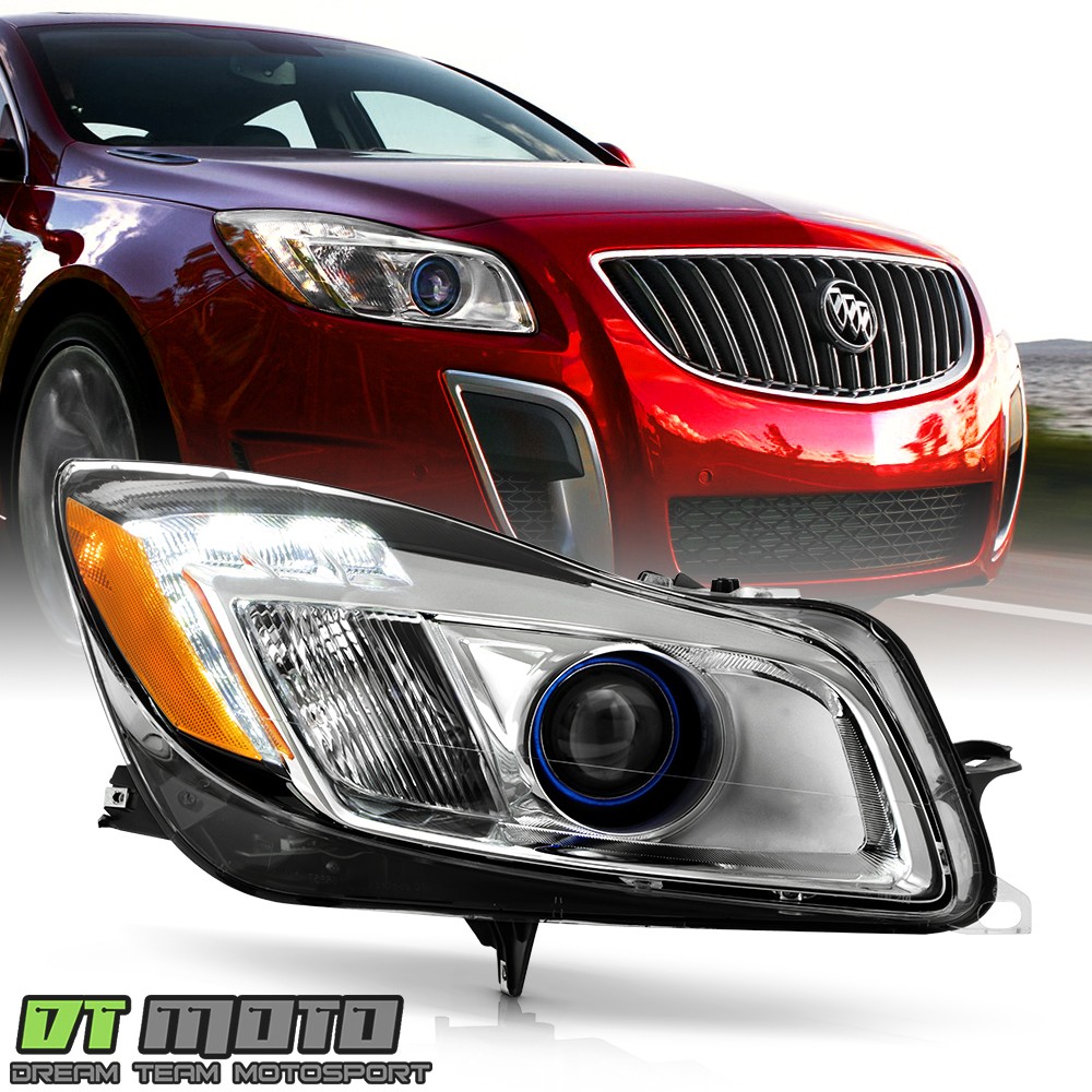 2012-2013 Buick Regal HID/Xenon Type w/Blue Ring Projector Headlight - Passenger 2012-2013 Buick Regal HID/Xenon Type w/Blue Ring Projector Headlight - Passenger