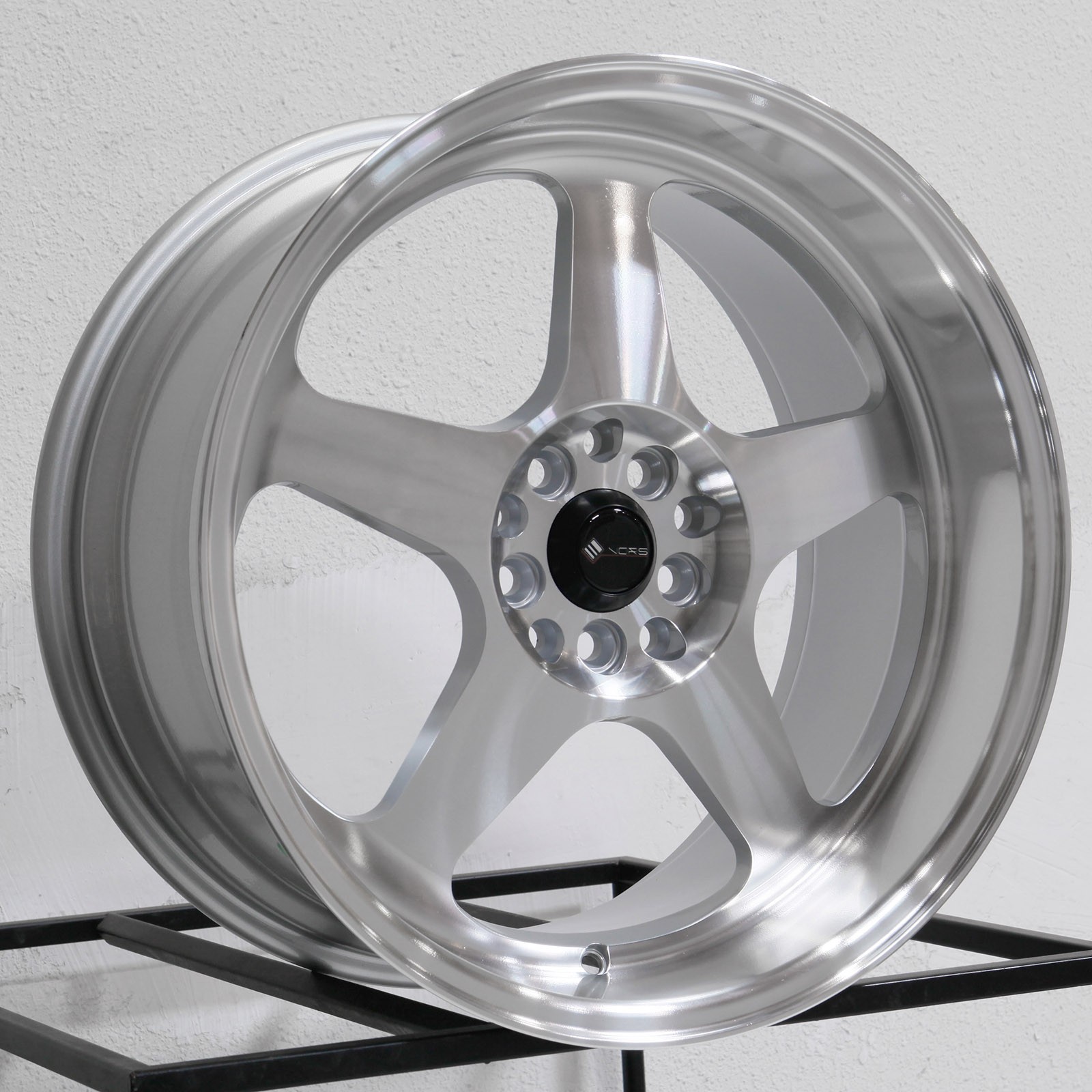 18x8/18x9 Vors SP1 5x100/5x114.3 35/35 Silver Machined Wheels Rims Set(4) 73.1