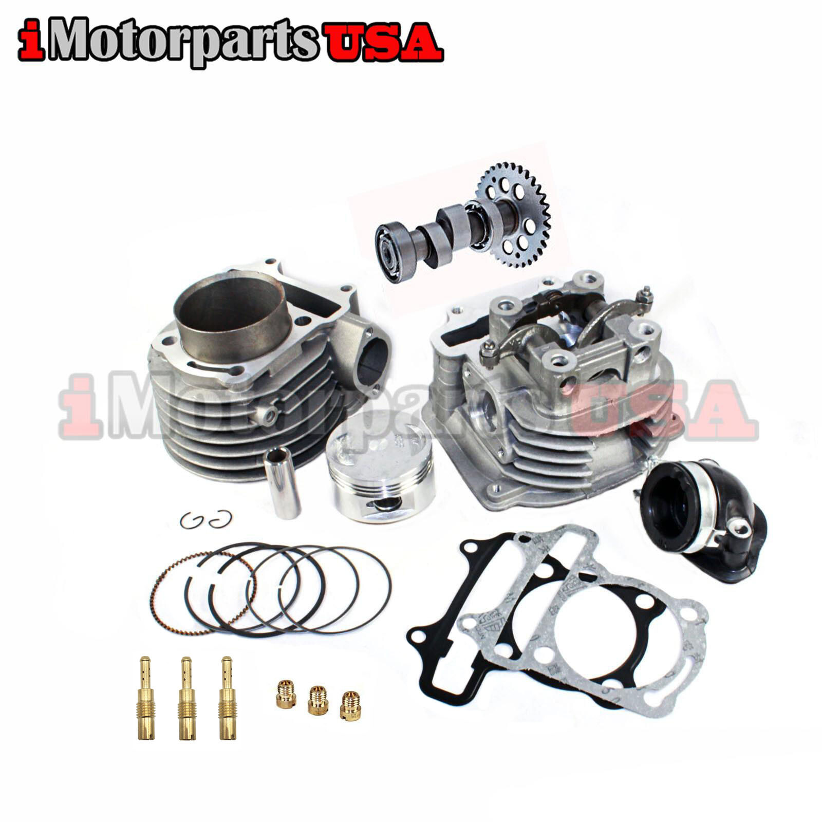 BEST GY6 80CC CYLINDER BIG BORE KIT BBK ROKETA TAOTAO ICE BEAR A9 CAM 69MM VALVE BEST GY6 80CC CYLINDER BIG BORE KIT BBK ROKETA TAOTAO ICE BEAR A9 CAM 69MM VALVE