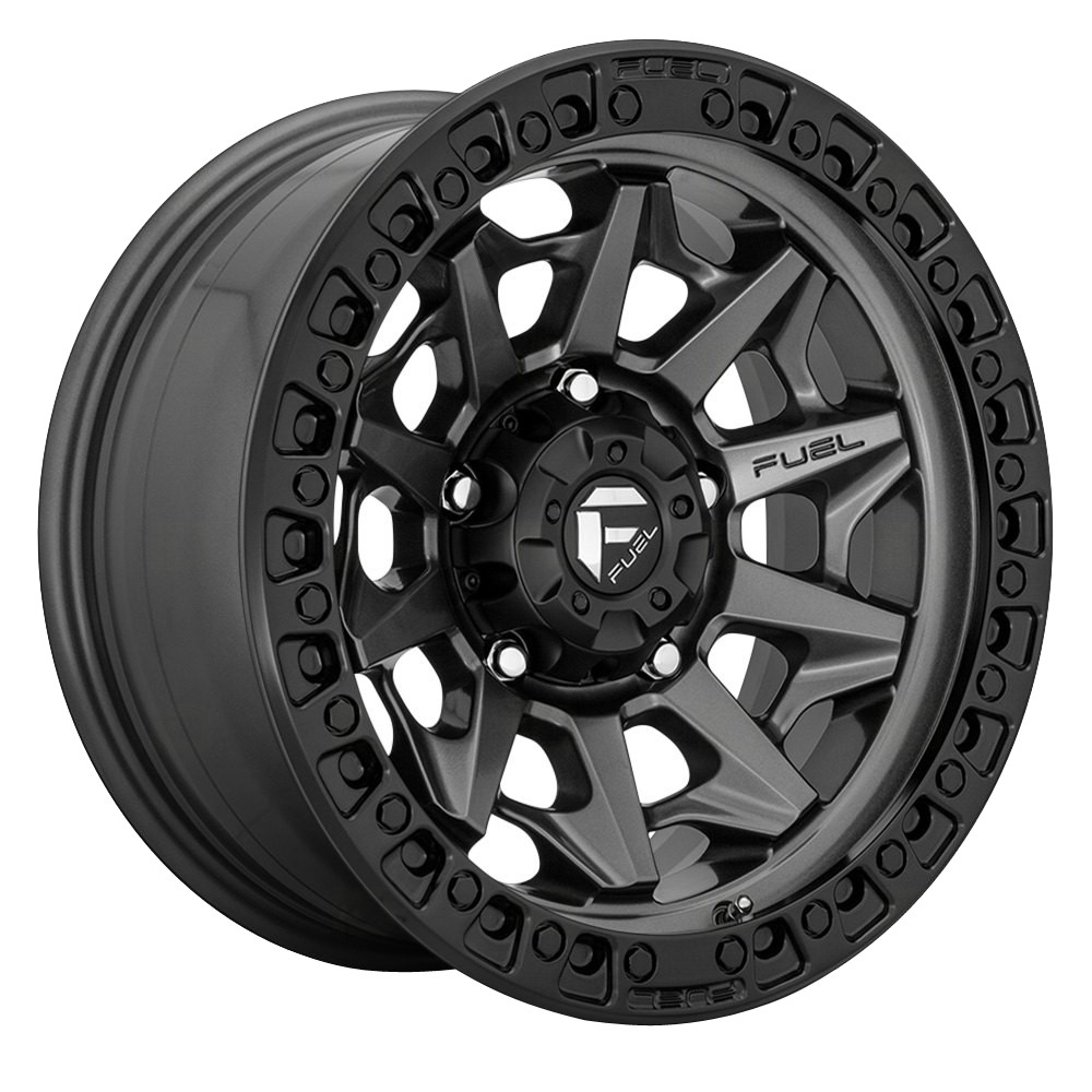 FUEL D716 Covert 15X8 5X139.7 ET-19 Matte Gun Metal Black Bead Ring (Qty of 1) FUEL D716 Covert 15X8 5X139.7 ET-19 Matte Gun Metal Black Bead Ring (Qty of 1)