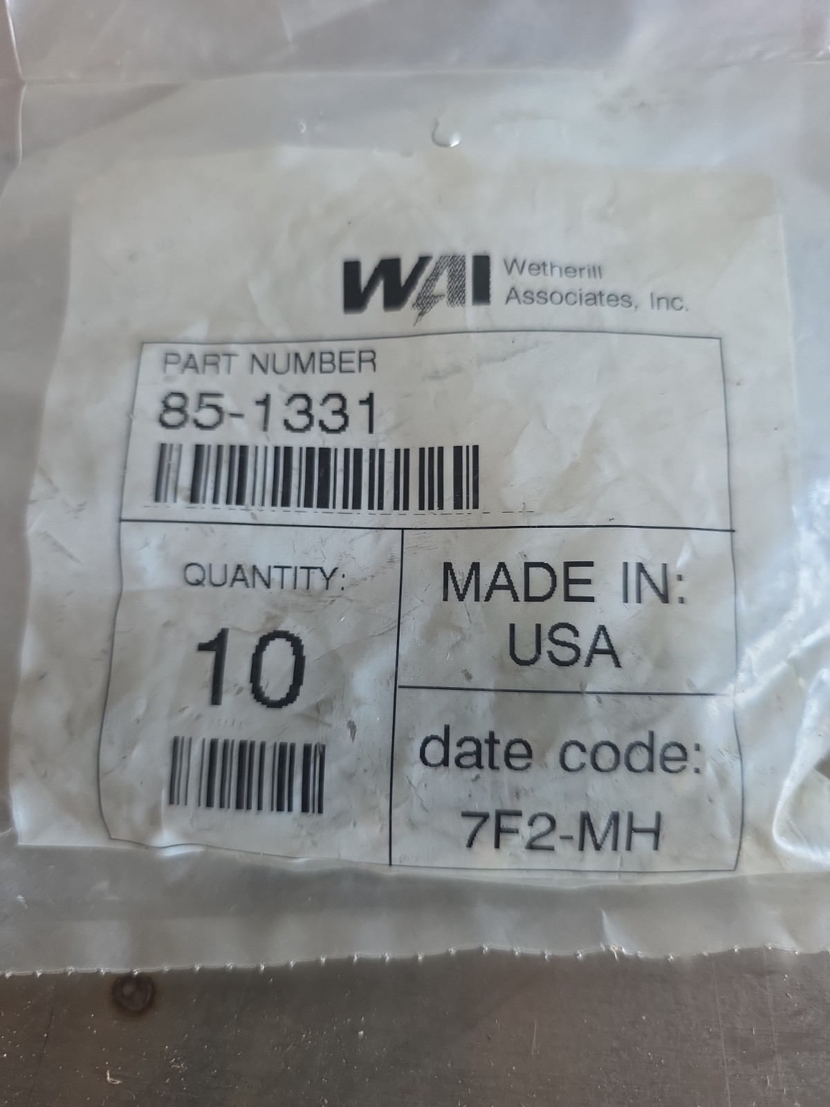 Wai 85-1331 10pc Screw M6 X 1.0 X 18 Mm Hex New 