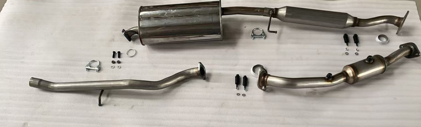 Complete Exhaust System For 2003-2011 Honda Element 2.4L 07-10 Exc SC Models New
