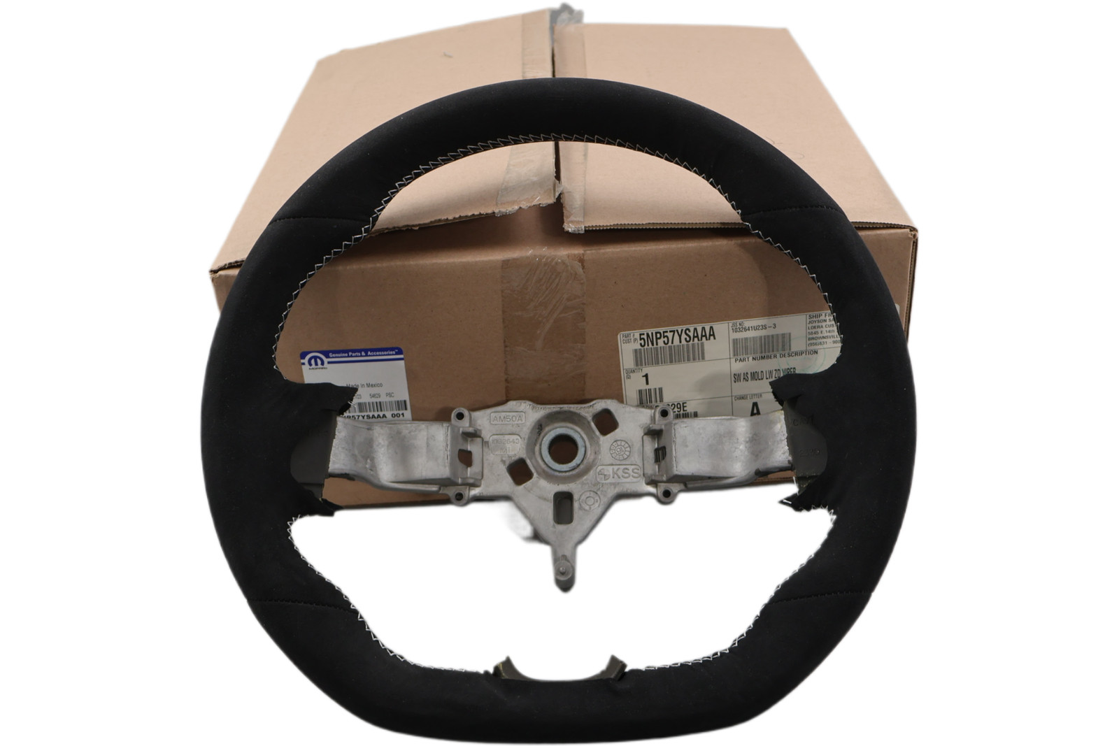 2013-2017 DODGE VIPER STEERING WHEEL | ALCANTARA | NEW OEM MOPAR #5NP57YSAAA
