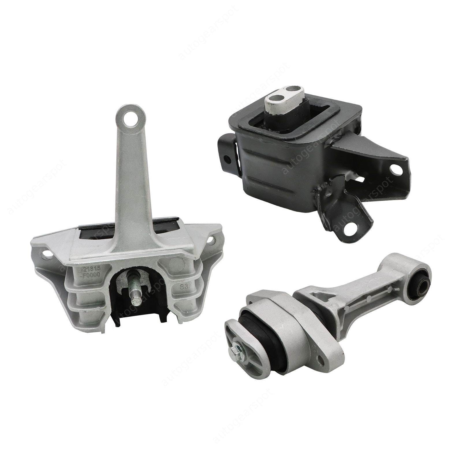 3x Engine Motor Mounts & Auto Trans Mount Fits For Kia Soul 2020-2023 2.0L