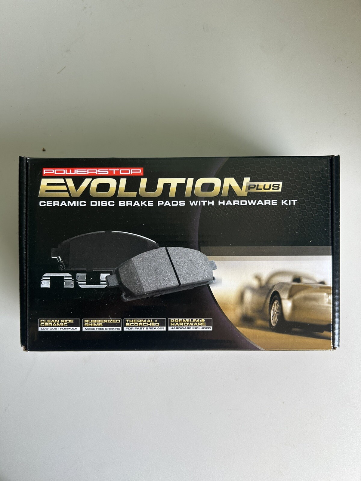 Powerstop     Power Stop 17 369  Z17 Front Ceramic Brake Pads With Hardware