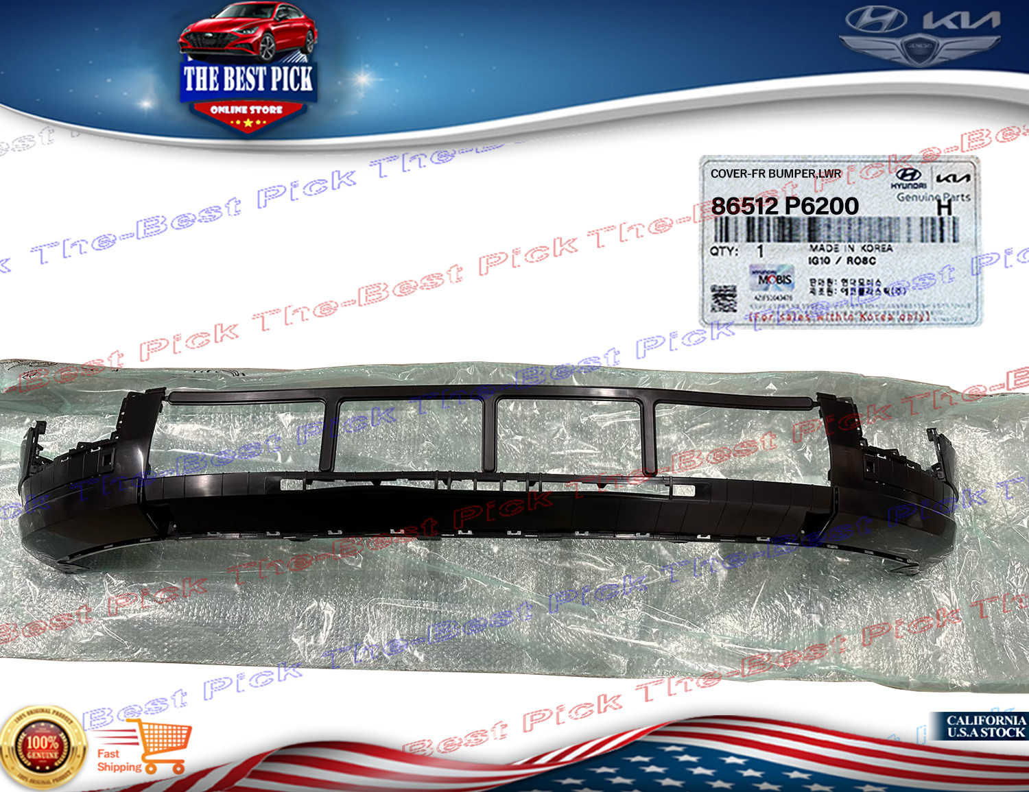 ⭐GENUINE⭐ 2024-2025 Hyundai Santa Fe New OEM Front Bumper Cover 86512P6200