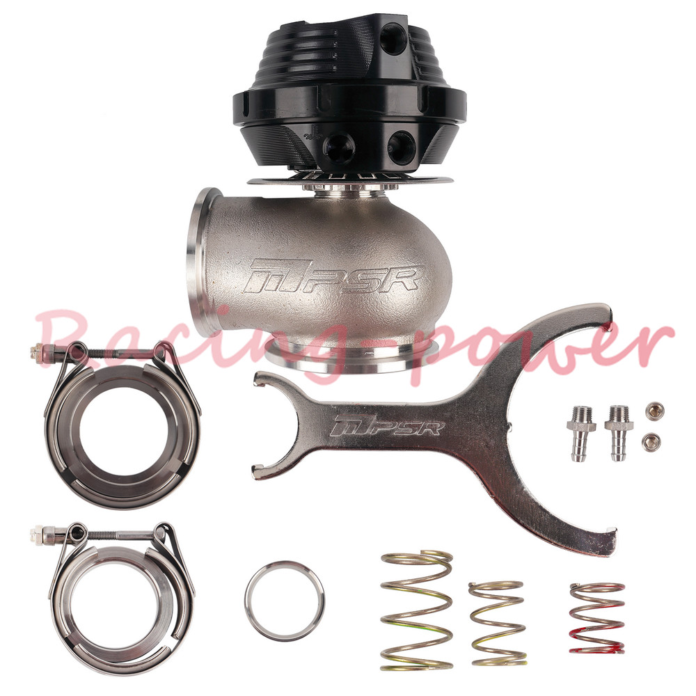 PSR NEW GENERATION WASTEGATE 45mm Vband External Wastegate Black EWG PSR NEW GENERATION WASTEGATE 45mm Vband External Wastegate Black EWG