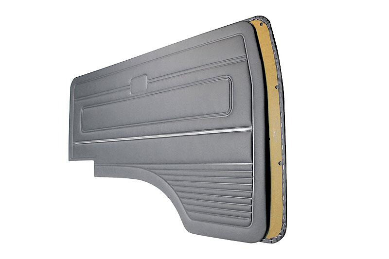 For VW T3 T25 BUS 1980-1989 FRONT DOOR PANELS L+R Gray WITH CHROME TRIMS