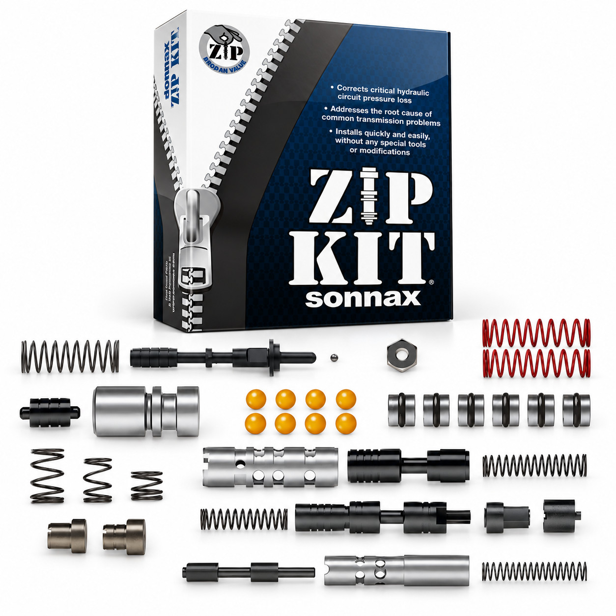 Sonnax GM 6L45 6L50 6L80 6L90 Valve Body Zip Kit | 6L45-6L90-ZIP
