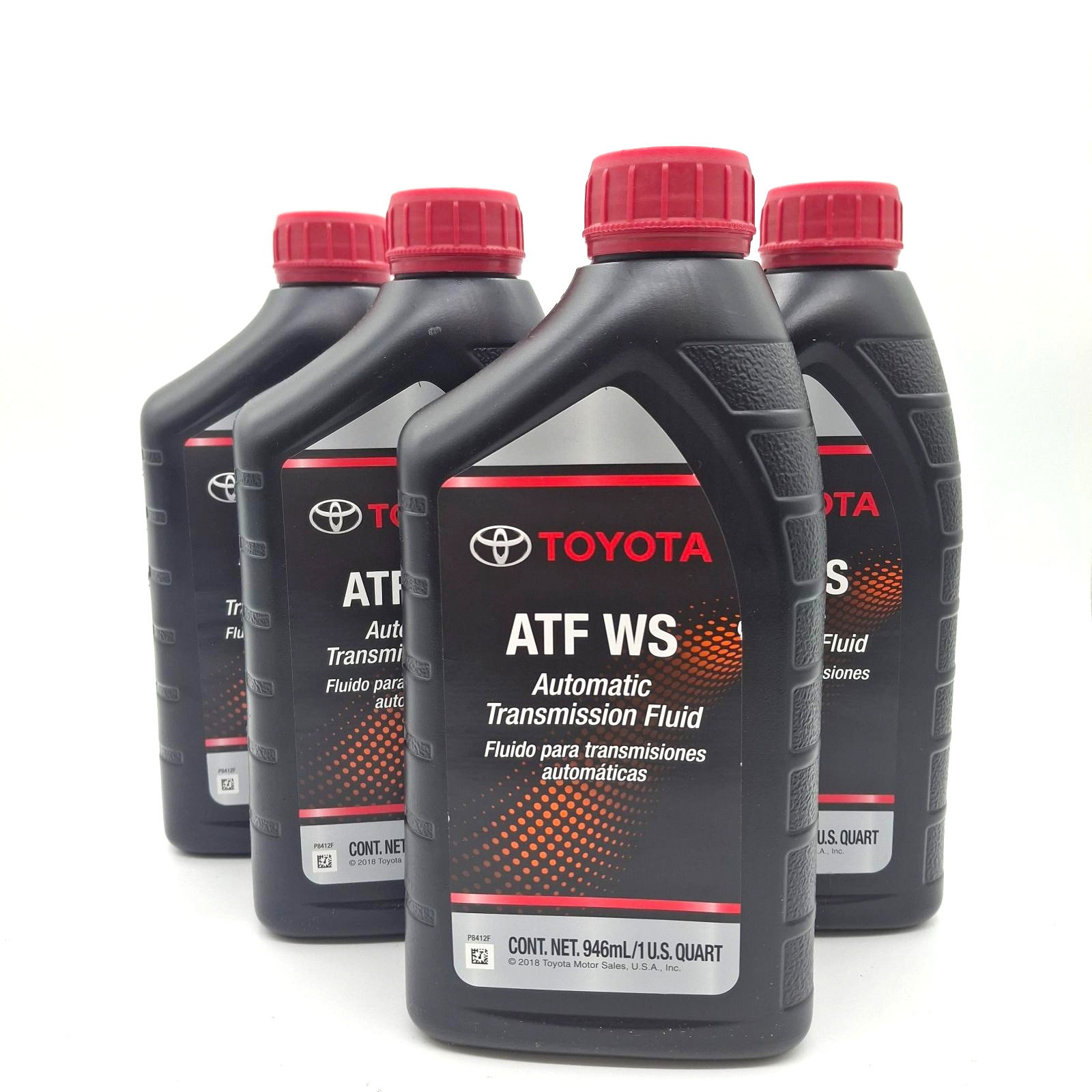 GENUINE TOYOTA ATF WS Automatic Transmission Oil 00289-ATFWS (4 QUARTS)