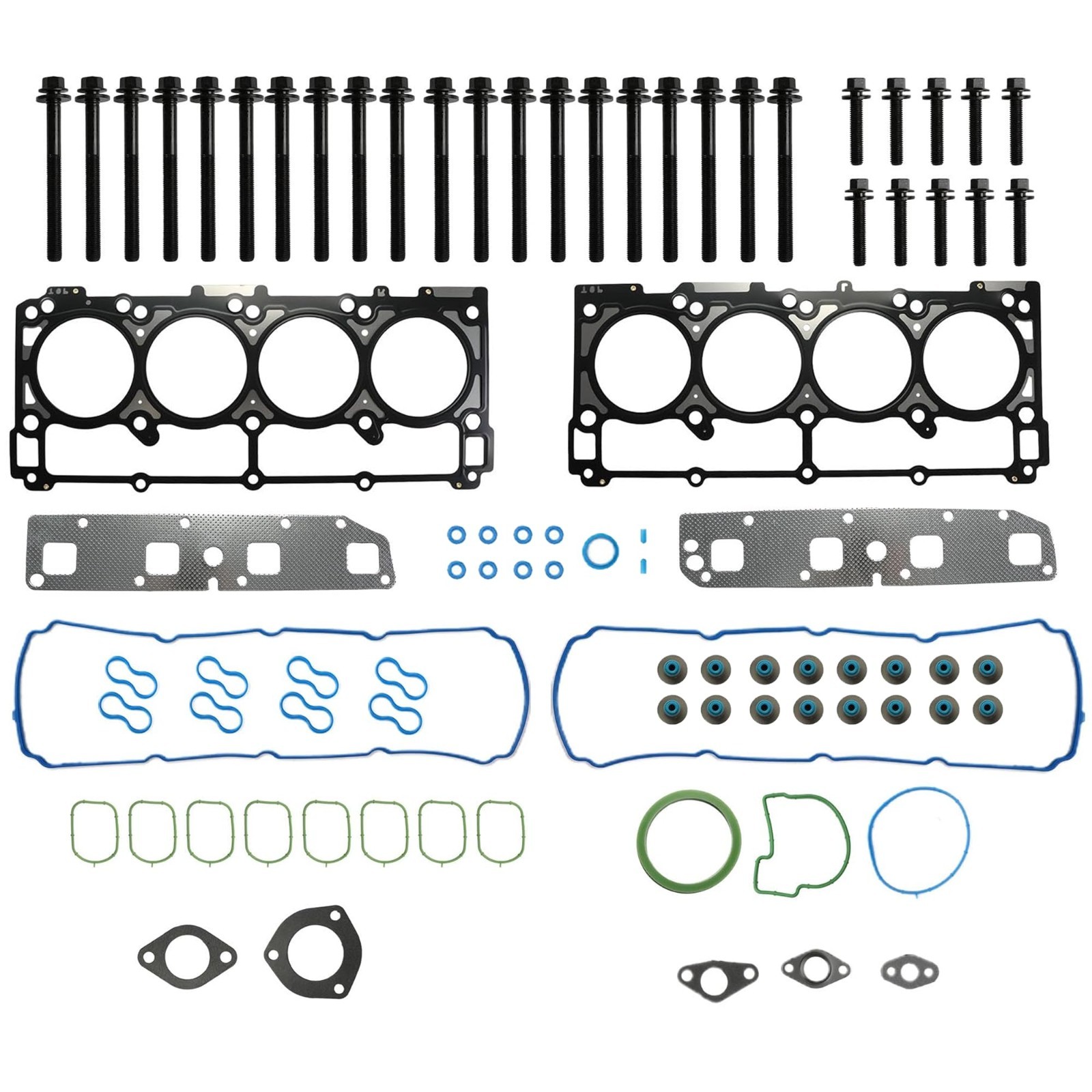 Head Gasket Set with Bolts for 5.7L V8 Jeep Dodge Chrysler 2003-2008, Fits 300, Head Gasket Set with Bolts for 5.7L V8 Jeep Dodge Chrysler 2003-2008, Fits 300,