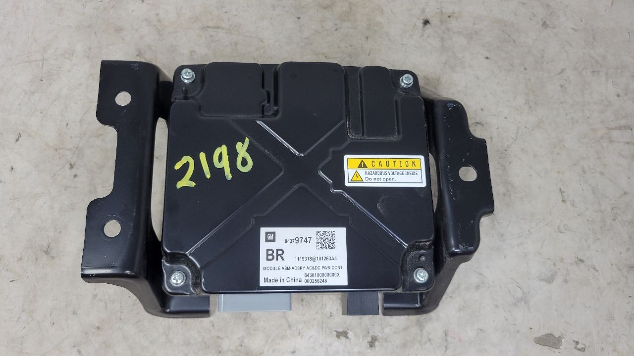 2019-2023 SIERRA AC DC POWER SUPPLY CONTROL MODULE 84379747 19-23
