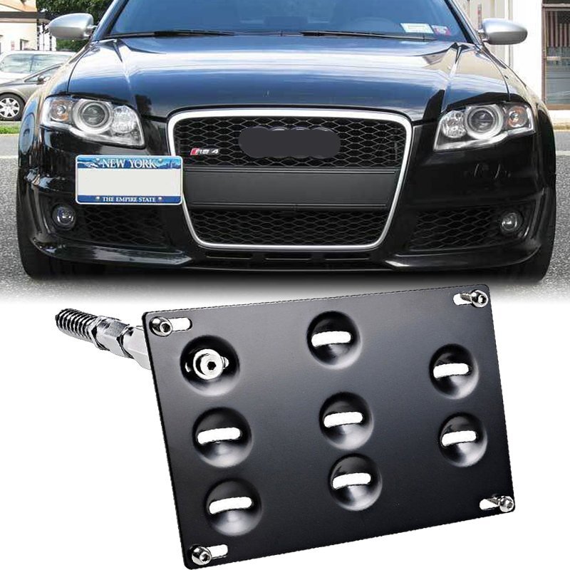 FOR AUDI A3 S3 Q5 TT TTS FRONT BUMPER TOW HOOK LICENSE PLATE MOUNTING BRACKET